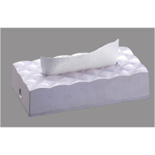 White Decorative Fancy Public Car Wholesale Wall Mounted Plastic Facial Tissue Box